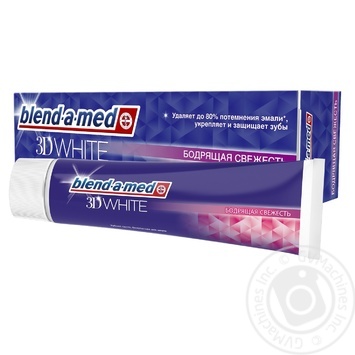 Зубна паста Blend-a-med 3D White Прохолодна Свіжість 100мл купити, ціни на МегаМаркет - фото 2