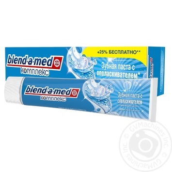 Зубная паста Blend-a-med Комплекс 7 с ополаскивателем 125мл купить, цены на МегаМаркет - фото 3