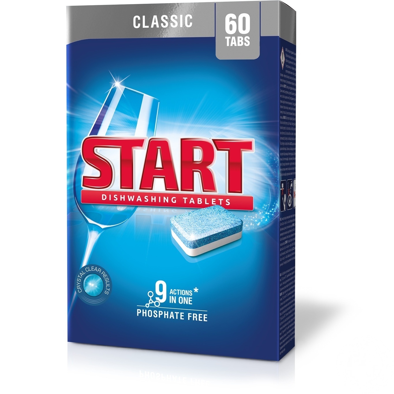 

Таблетки для посудомоечных машин START Classic 60шт