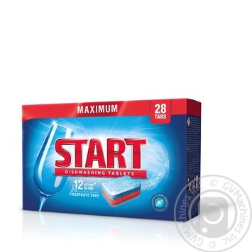 START Maximum Dishwashing Tablets 28pcs - buy, prices for Supermarket "Kharkiv" - photo 1