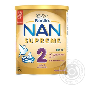 Суміш дитяча Nestle NAN Supreme 2 800г купити, ціни на МегаМаркет - фото 1