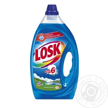 Гель для прання Losk Active-zyme 6 Гірське озеро 3л купити, ціни на МегаМаркет - фото 1