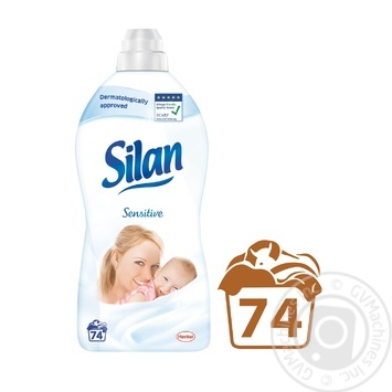 Смягчитель ткани Silan Sensitiv 1,85л купить, цены на МегаМаркет - фото 2