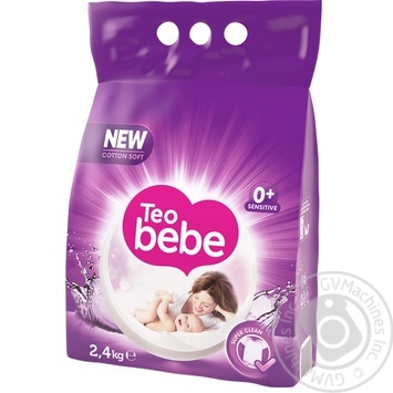 Пральний порошок Teo bebe Лаванда 2400г купити, ціни на МегаМаркет - фото 1