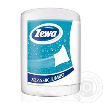 Бумажные полотенца Zewa Klassik Jumbo 2 слоя 1шт купить, цены на МегаМаркет - фото 1