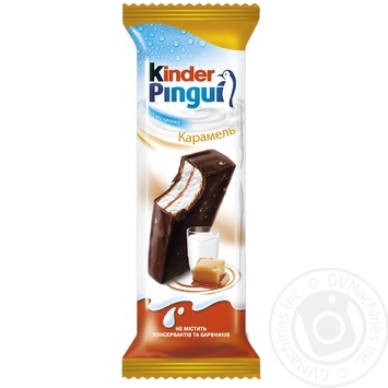 Kinder Pinqui biscuit caramel in glaze shortcake 30g - buy, prices for MegaMarket - photo 2