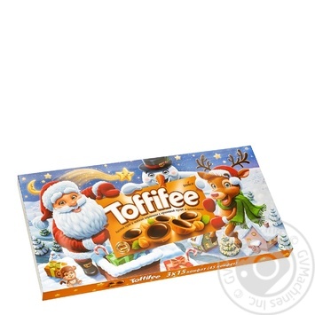 Конфеты Storck Toffifee с лесным орехом в мягкой карамели+настольная игра Олени (3*125г) 375г купить, цены на МегаМаркет - фото 1