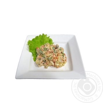 Салат Оливье с курицей купить, цены на МегаМаркет - фото 1