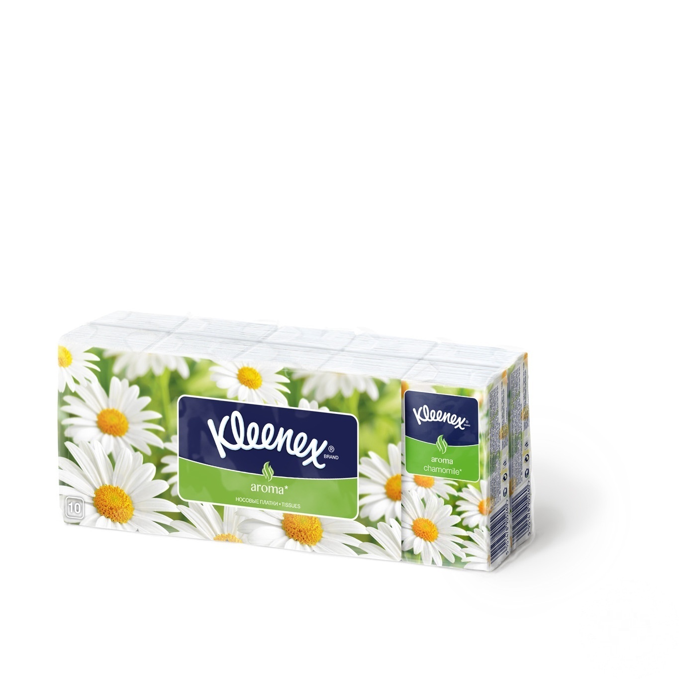 

Платки бумажные Kleenex с ароматом ромашки 10шт