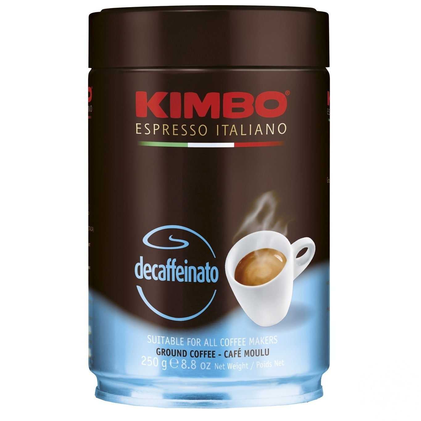 

Кофе Kimbo Decaffeinato молотый ж/б 250г