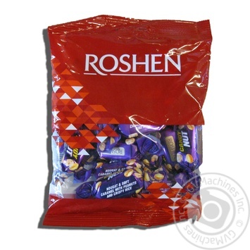 Цукерки Roshen Candy Nut нуга і карамель з арахісом та рисом 160г купити, ціни на МегаМаркет - фото 1