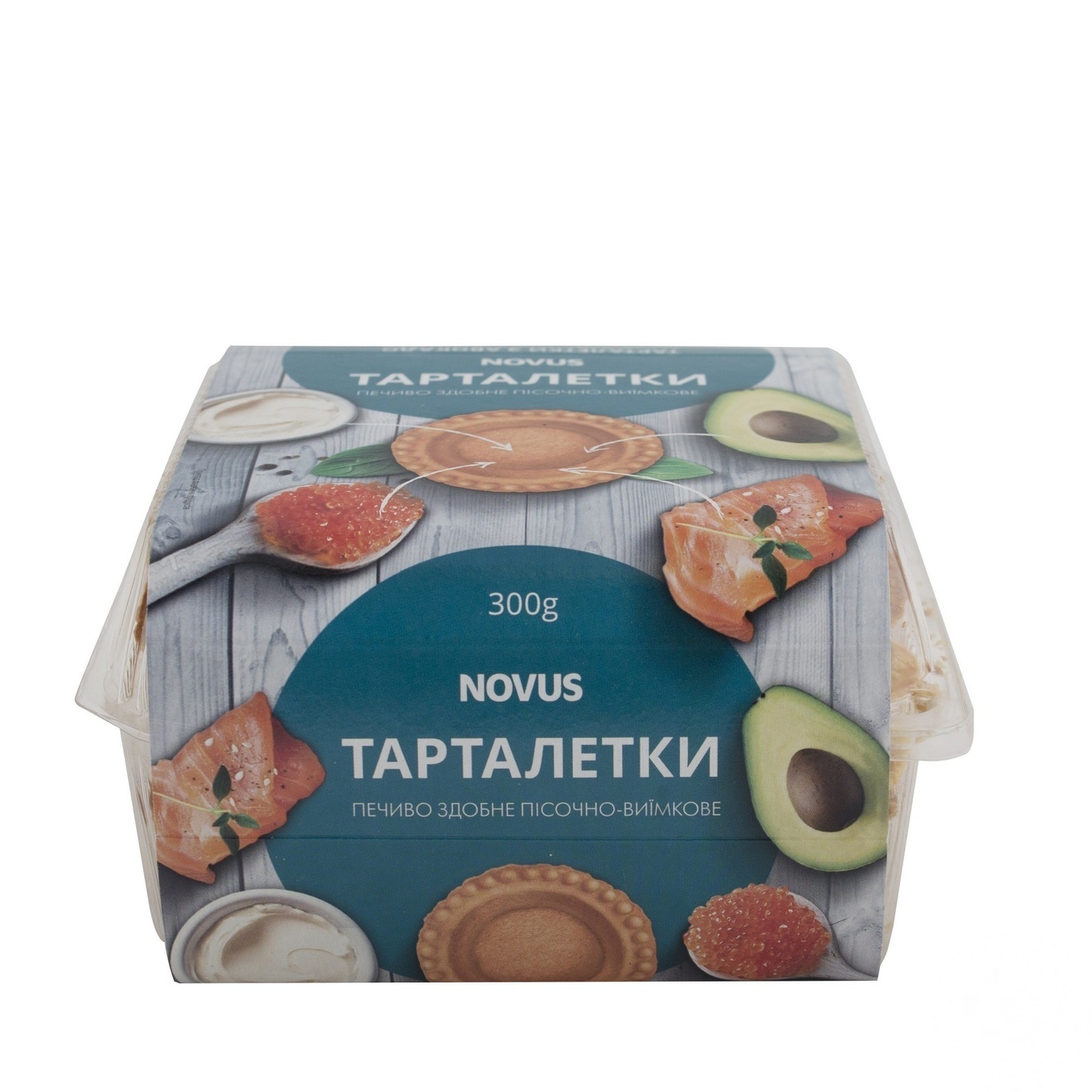 

Тарталетки Novus сдобные песочно-выемочные 300г
