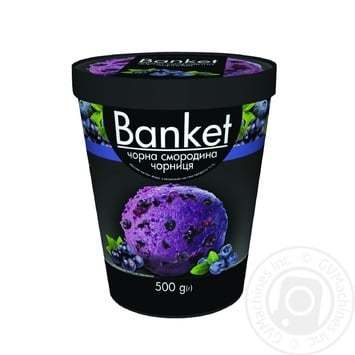 Banket with currant and bilberry ice-cream 500g - buy, prices for MegaMarket - photo 1