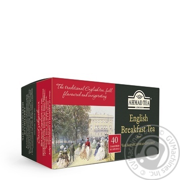 Black tea Amad tea English Breakfast 40x2 teabags - buy, prices for MegaMarket - photo 3