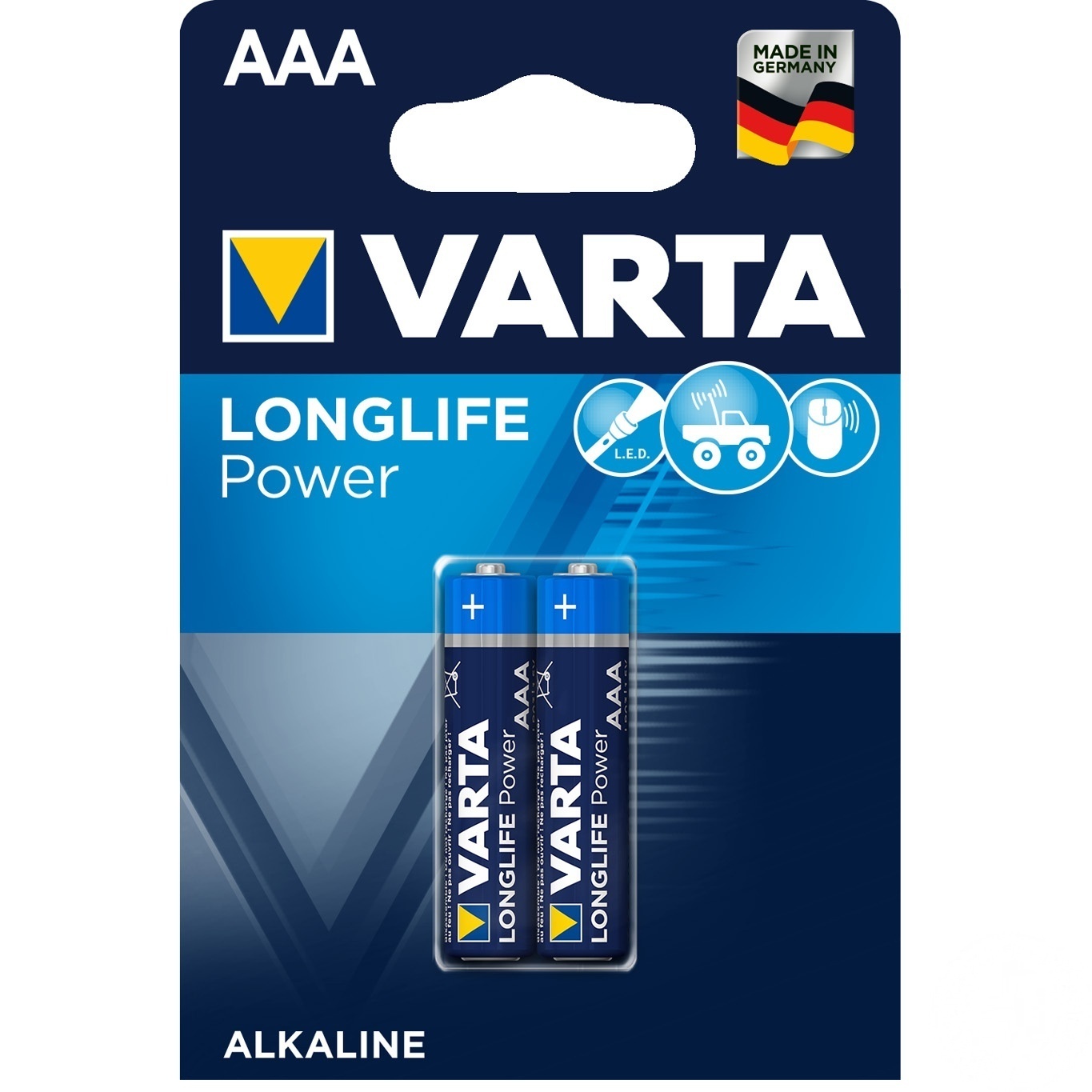 

Батарейка VARTA High Energy Longlife Power Alkaline AAA BLI 2шт