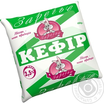 Кефир Заречье 2.5% 450г купить, цены на МегаМаркет - фото 1