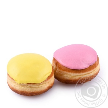 With Custard Cream In Glaze Donuts 90g - buy, prices for NOVUS - photo 1