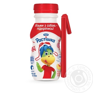 Йогурт Danone Растишка персик-абрикос 185г купити, ціни на МегаМаркет - фото 1