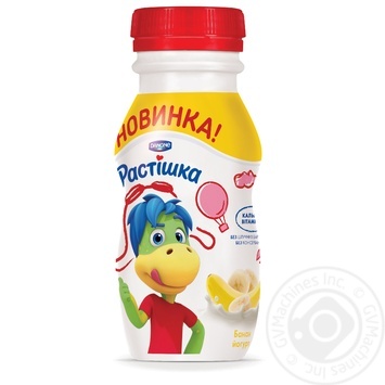 Йогурт Danone Растішка Банан питний 1,5% 185г купити, ціни на МегаМаркет - фото 1