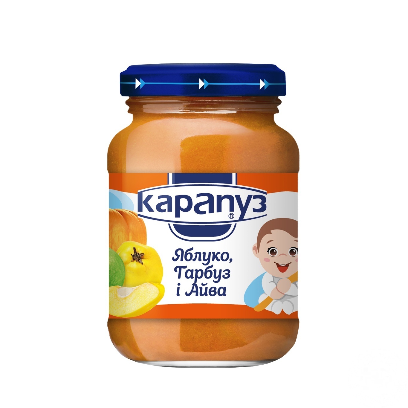 

Пюре Карапуз из яблок тыквы и айвы 200г