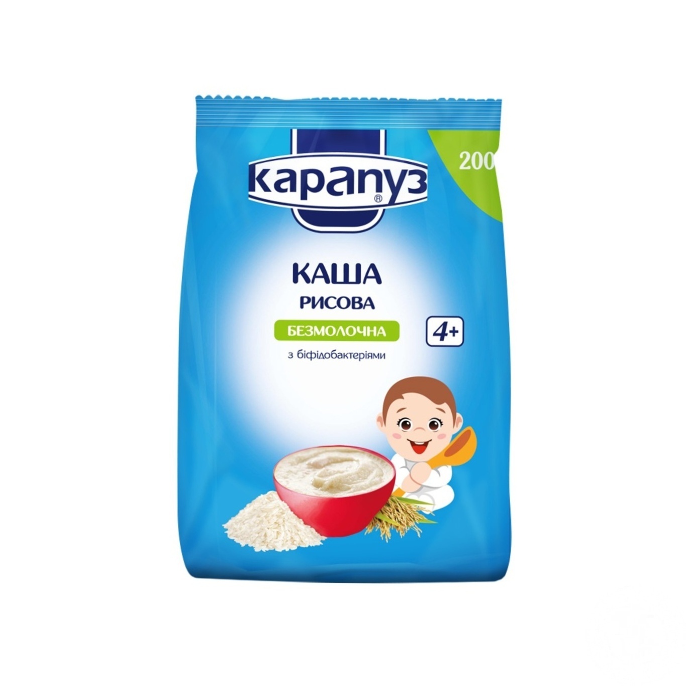 

Каша сухая Карапуз рисовая с бифидобактериями 200г