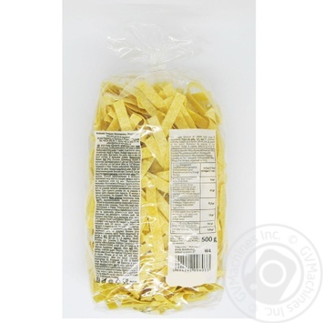 Макаронні вироби Babuni Egg Pasta 500г купити, ціни на МегаМаркет - фото 2