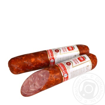 Колбаса Мясная гильдия Дрогобычская полукопченая в/с 500г купить, цены на МегаМаркет - фото 1