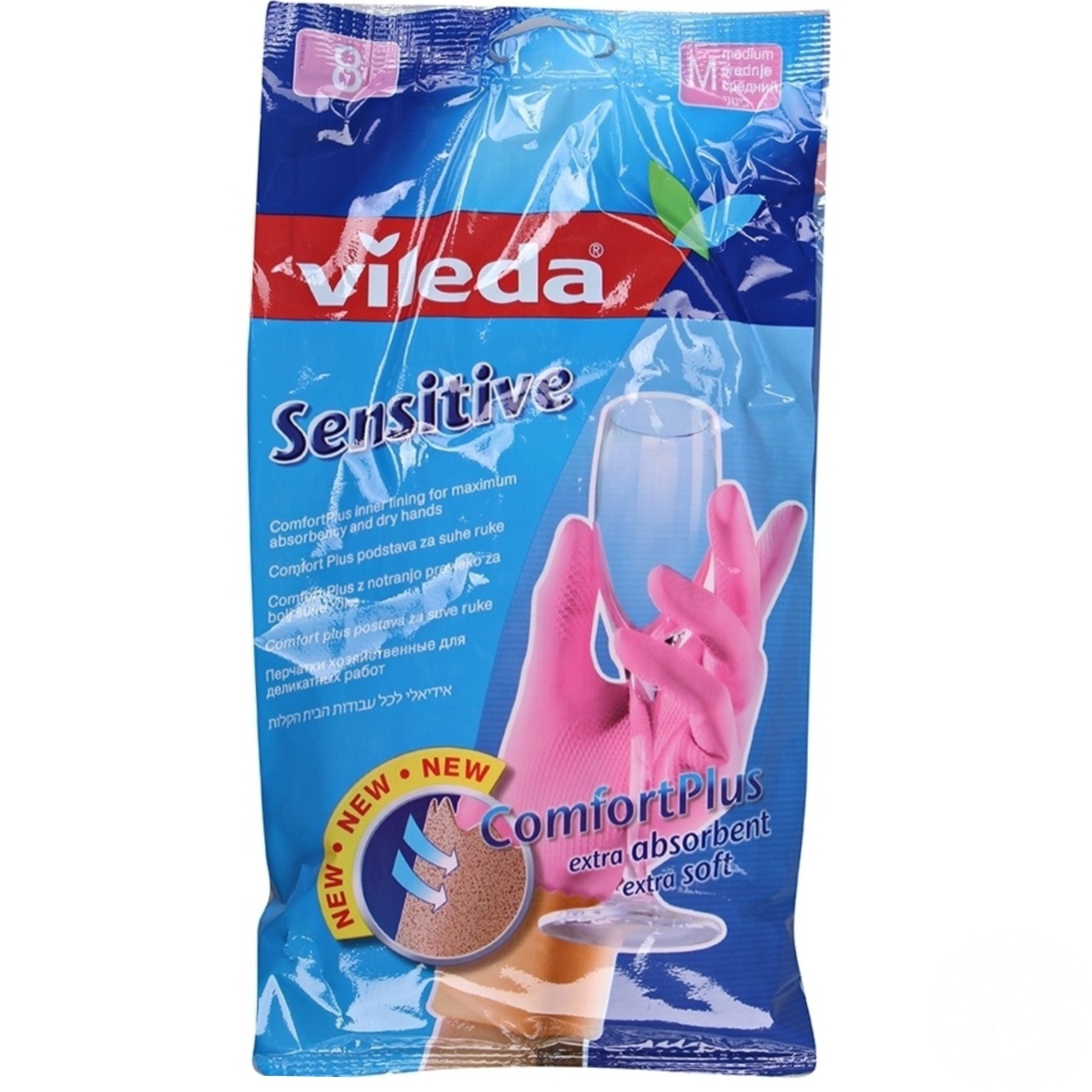 

Перчатки Vileda хозяйственные M