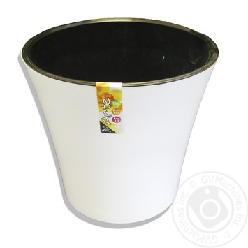 Santino Arte White-Black Flowerpot 3.5l - buy, prices for MegaMarket - photo 1