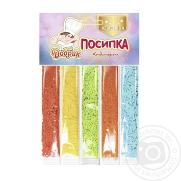 Посипка Добрик класична в стіках 25г купити, ціни на МегаМаркет - фото 1