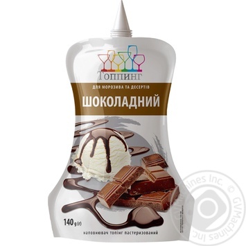 Topping for ice-cream chocolate syrup 140g - buy, prices for MegaMarket - photo 1