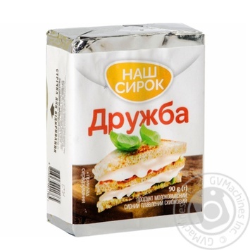 Cheese product Nash syrok Druzhba processed 90g - buy, prices for MegaMarket - photo 1