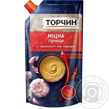 Горчица Торчин Крепкая 130г купить, цены на МегаМаркет - фото 1