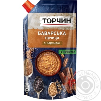Гірчиця Торчин Баварська 130г купити, ціни на МегаМаркет - фото 1