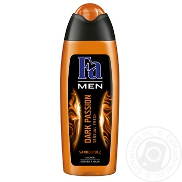 Гель д\душу Fa Men Dark Passion 250мл купити, ціни на МегаМаркет - фото 1