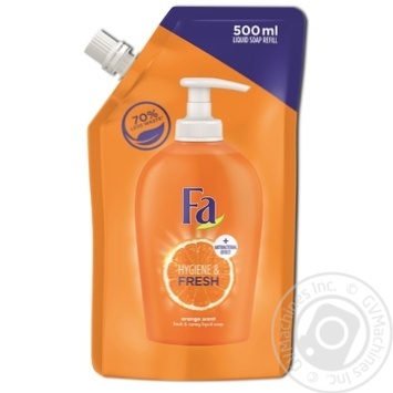 Soap Fa orange liquid 500ml - buy, prices for MegaMarket - photo 1