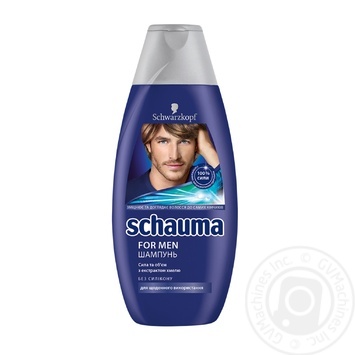 Шампунь Schwarzkopf Schauma Сила и объем For men с экстрактом хмеля без силикона 400мл купить, цены на МегаМаркет - фото 3
