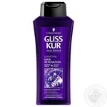 Шампунь Gliss Kur Hair Renovation для ослабленого і виснаженого після фарбування і стайлінгу волосся 400мл