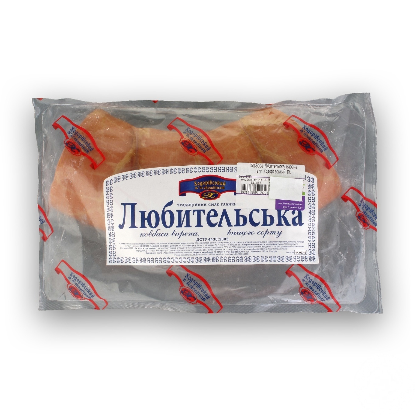 

Колбаса Ходоровский МК Любительская вареная