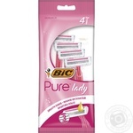 Бритва женская BIC Pure 3 lady 4шт