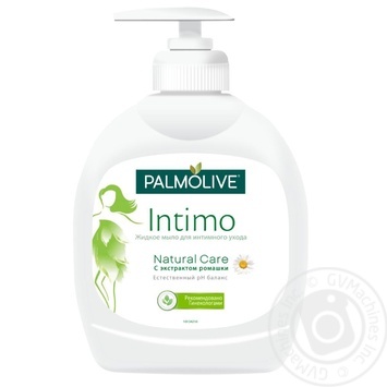 Жидкое мыло Palmolive Intimo Natural Care с экстрактом ромашки 300мл купить, цены на МегаМаркет - фото 1