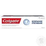 Зубная паста Colgate Безопасное отбеливание с фторидом 75мл
