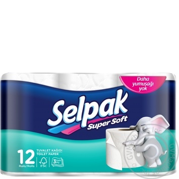 Toilet paper Selpak - buy, prices for MegaMarket - photo 1