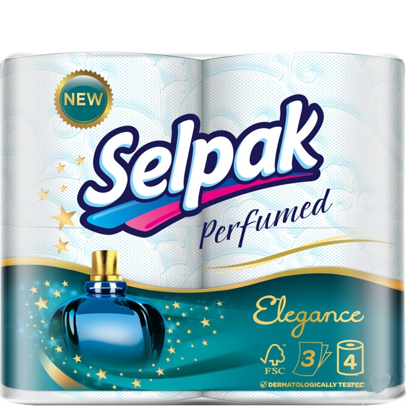 

Бумага туалетная Selpak SPA цветная с ароматом 4шт