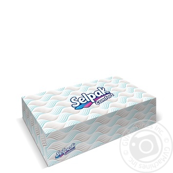 Napkins Selpak Comfort 150pcs in a box - buy, prices for MegaMarket - photo 2
