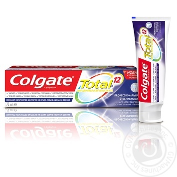 Паста зубна Colgate Професійна вибілювальна 75мл купити, ціни на МегаМаркет - фото 8