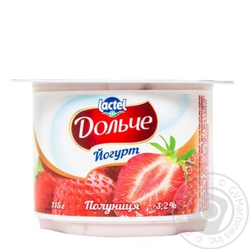 Yogurt Dolce strawberries with cream chilled 3.2% 115g - buy, prices for MegaMarket - photo 2