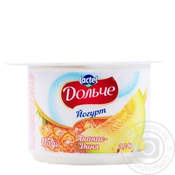 Йогурт Дольче ананас-дыня 3,2% 115г купить, цены на МегаМаркет - фото 2
