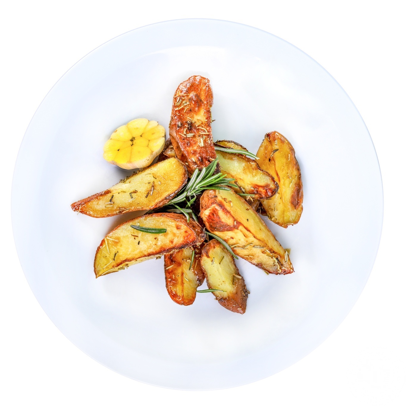

Картофель запеченный с розмарином