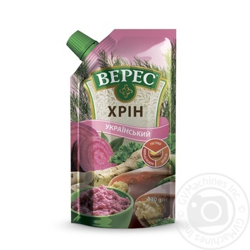 Хрін Верес Український 130г купити, ціни на МегаМаркет - фото 1